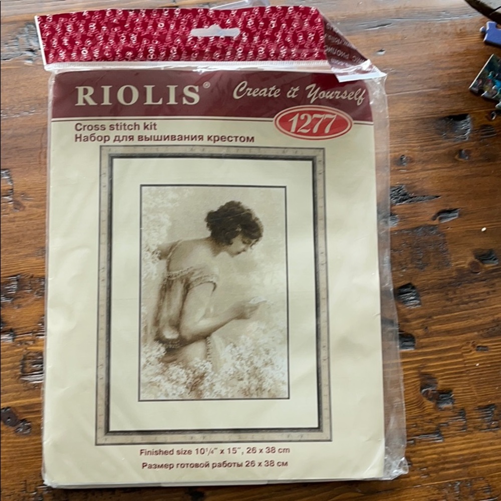 RIOLIS Counted Cross Stitch Kit Old Photo Letter